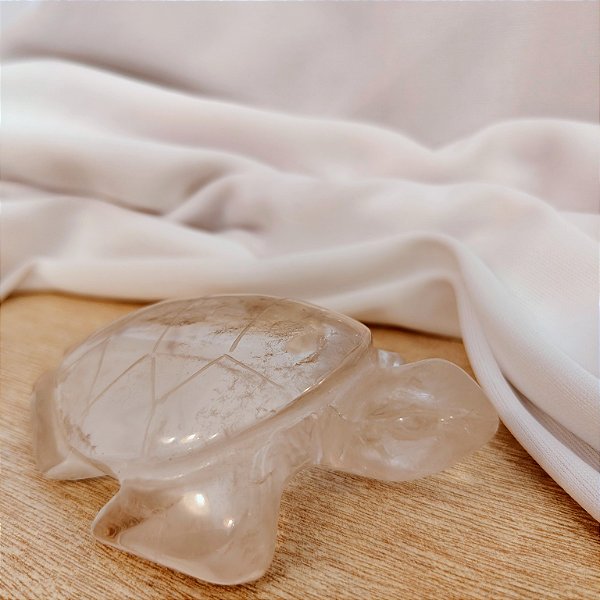 Tartaruga Cristal de Quartzo