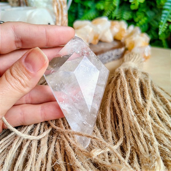 Ponta Diamante Cristal de Quartzo