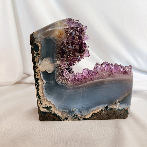 Drusa Ametista Lateral Polida