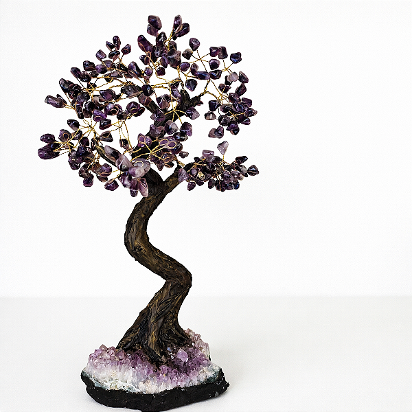 Árvore Ametista - Base Ametista - 48 Galhos