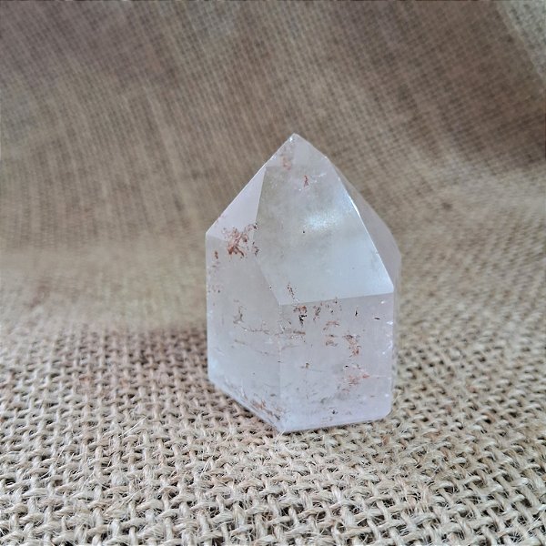 Ponta Cristal de Quartzo Lapidado