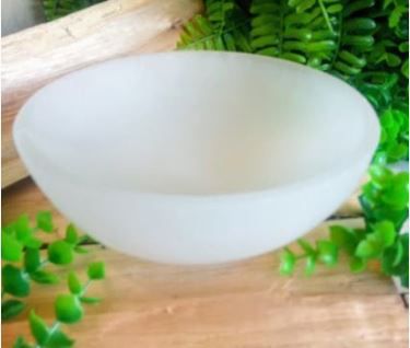 Bowl Selenita Branca 15cm