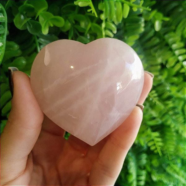 Coração Quartzo Rosa