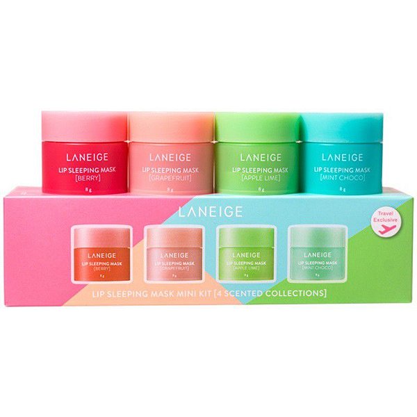 Laneige - Kit Mini Lip Sleeping Mask Lip Balm Com 4 Unidades