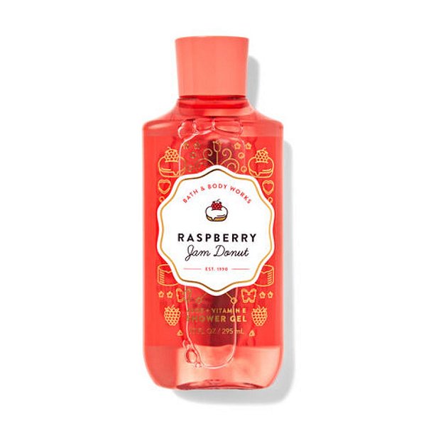 Bath & Body Works - Shower Gel De Banho Sabonete Corporal Raspberry Jam Donut