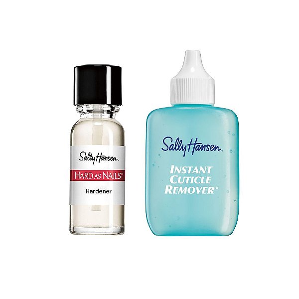 Sally Hansen - Kit Base Fortalecedora De Unhas + Removedor De Cutículas