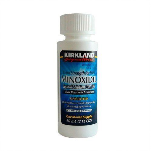 Minoxidil Kirkland 5% - Tratamento Para Crescimento De Barba, Cabelo E Sobrancelha - 1 Unidade 60ml