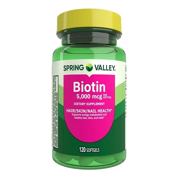 Spring Valley - Biotina 5.000 mcg 120 Softgels