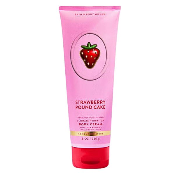Bath & Body Works - Creme Hidratante Corporal Body Cream Strawberry Pound Cake