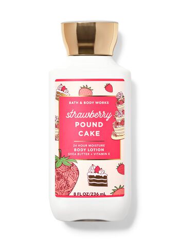 Bath & Body Works - Loção Hidratante Corporal Body Lotion Strawberry Pound Cake
