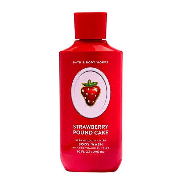 Bath & Body Works - Shower Gel De Banho Sabonete Corporal Strawberry Pound Cake