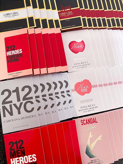 Amostras Flaconetes Perfumes Importados - Feminino