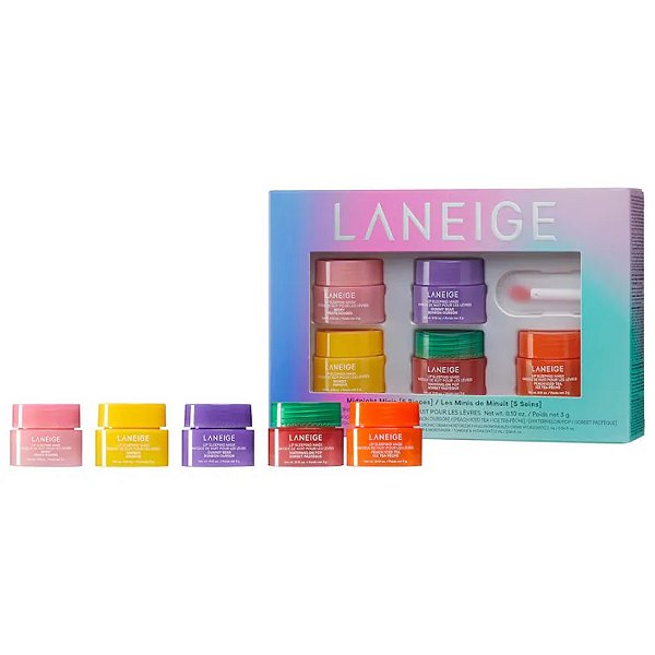 Laneige - Kit Mini Máscaras de Lábios Mini Lip Sleeping Mask