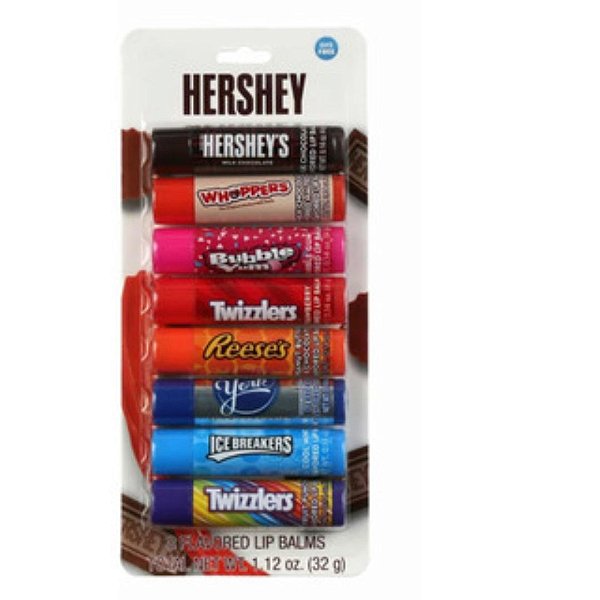 Kit Lip Balm Hershey Hidratante Labial
