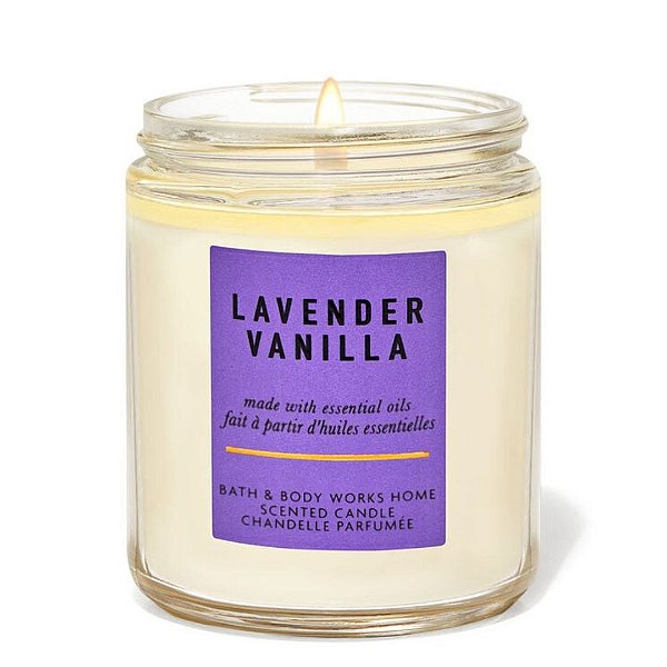 bath and body works purple candle