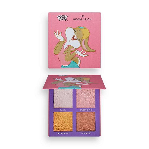 Revolution - Paleta de Iluminadores Looney Tunes Lola