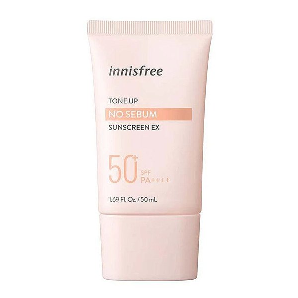 Innisfree - Protetor Solar Tone Up No Sebum Sunscreen EX SPF50+ PA++++