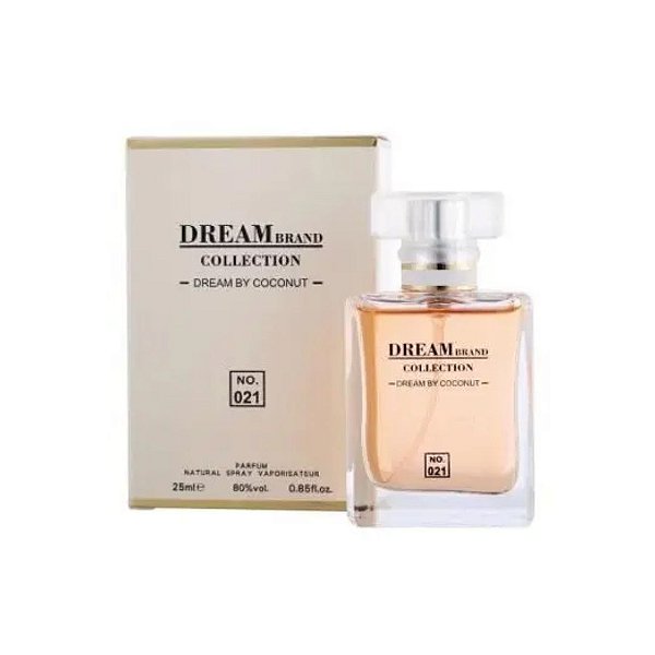 Brand Collection - Perfume 021 Feminino Parfum 25ml - Inspiração Coco Mademoiselle