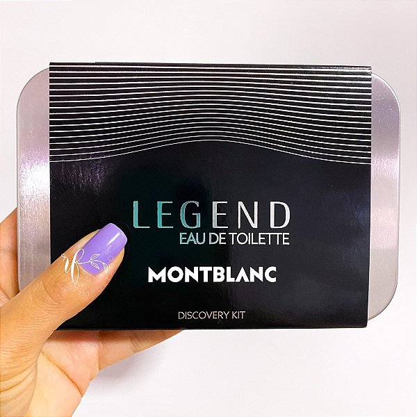 Montblanc - Kit Perfume Legend Masculino Edt + Bálsamo de Babear + Gel de banho