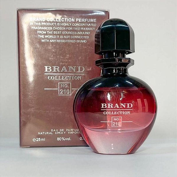 Brand Collection - Perfume 210 Feminino Edp 25ml - Inspiração Pure XS