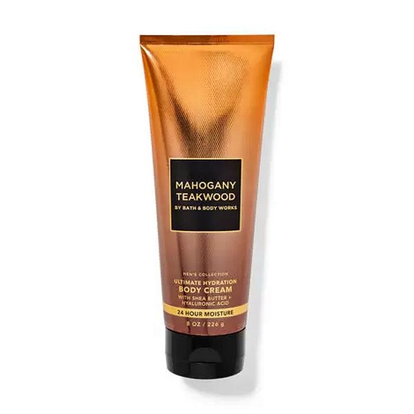 Bath & Body Works - Creme Hidratante Corporal Body Cream Mahogany Teakwood