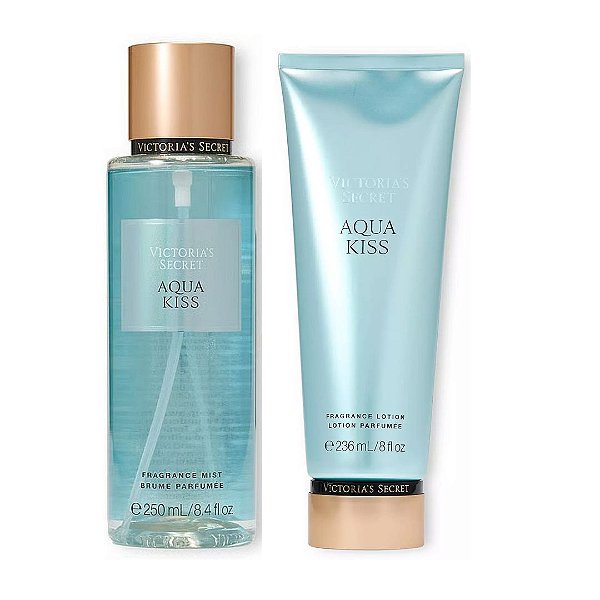 Victoria's Secret - Kit Aqua Kiss Body Splash + Hidratante