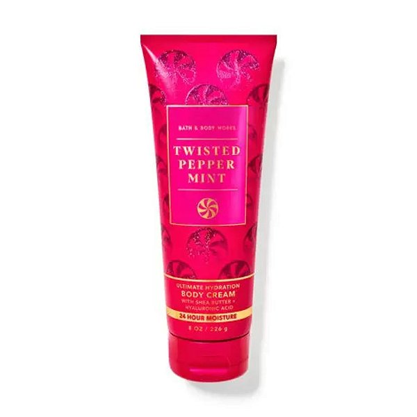 Bath & Body Works - Creme Hidratante Corporal Body Cream Twisted Peppermint