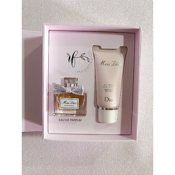 Dior - Kit Miniatura Perfume + Loção Corporal Miss Dior Feminino Edp