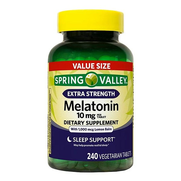 Melatonina 10mg - 240 Tablets Spring Valley