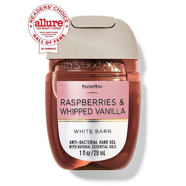 Bath & Body Works - Álcool Em Gel Raspberries & Whipped Vanilla