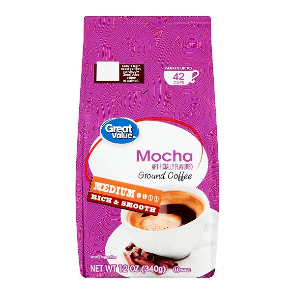 Great Value - Café Mocha Medium rich e smooth  340g