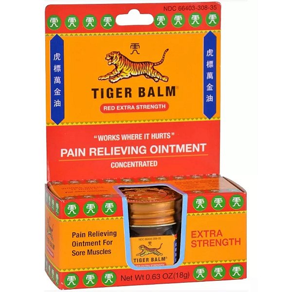 Tiger Balm - Pomada Analgésica Para Dores Musculares Extra Strenght 18g