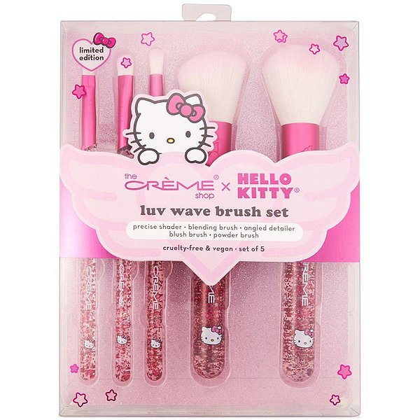 The Crème Shop - Kit Com 5 Pincéis Hello Kitty