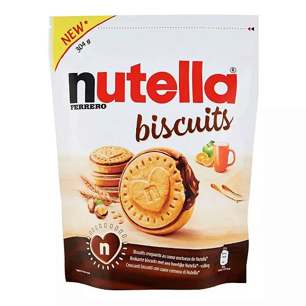 Nutella Biscuits Hazelnut Spread With Cocoa Sandwich Cookies 304g