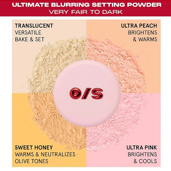 Patrick Starrr - Mini Pó Facial Ultimate Blurring Setting Powder One/Size 2g - Ultra Pink