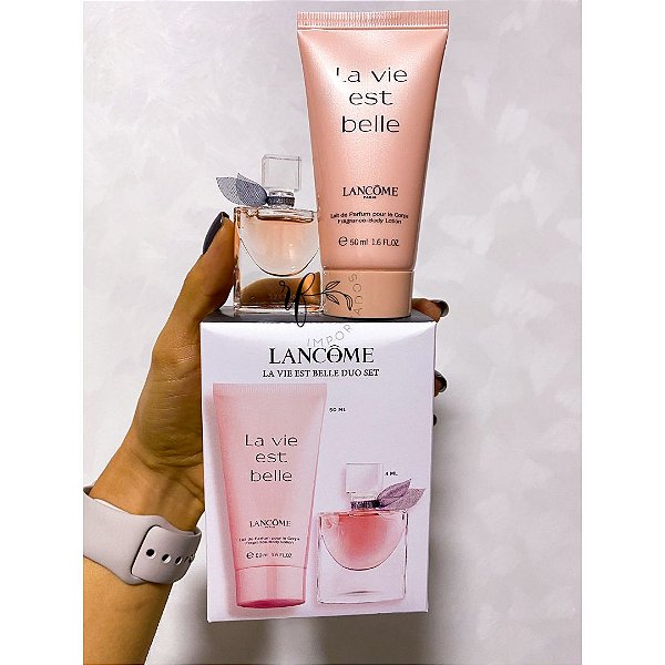 Lancôme - Kit Miniatura Perfume La Vie Est Belle + Loção Corporal