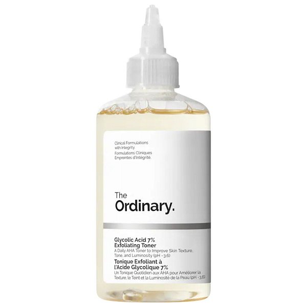 The Ordinary - Ácido Glicólico 7% Exfoliating Toner 100ml - Sem Caixa