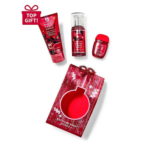 Bath & Body Works - Kit Mini Gift Set Winter Candy Apple