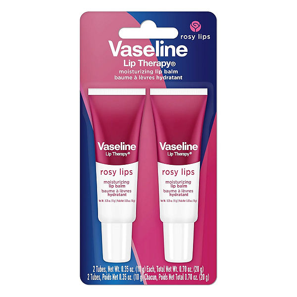 Vaseline - Kit Hidratante Labial Lip Therapy Bisnaga Rosy Lips