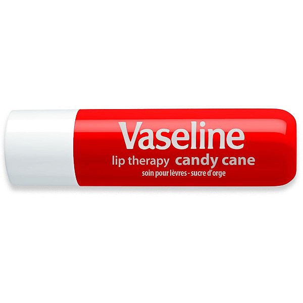 Vaseline - Hidratante Labial Lip Balm Bastão Candy Cane Holiday Edição Limitada