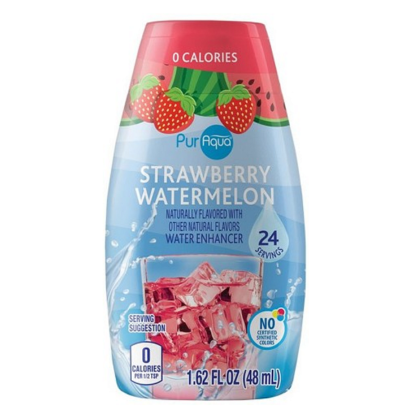 PurAqua - Saborizador de Água Strawberry Watermelon 48ml