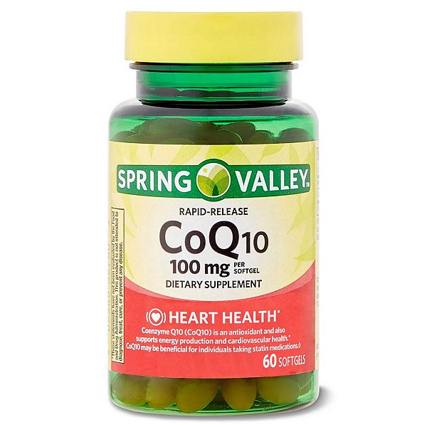 Spring Valley - Coenzima CoQ10 Heart Health Rapid-Release 100mg 60 Softgels
