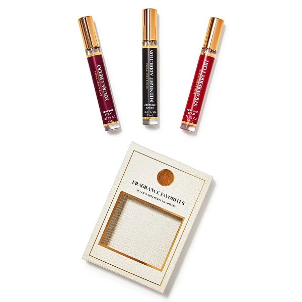Bath & Body Works - Kit Perfume de Bolsa Fragrâncias Favoritas
