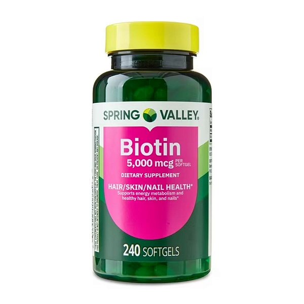 Spring Valley - Biotina 5.000 Mcg 240 Softgels