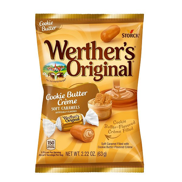 Werther's Original - Bala de Caramelo Cookie Butter Creme Soft Caramels