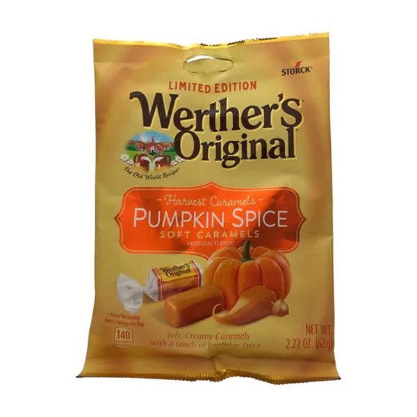 Werther's Original - Bala de Caramelo Pumpkin Spice Soft Caramels