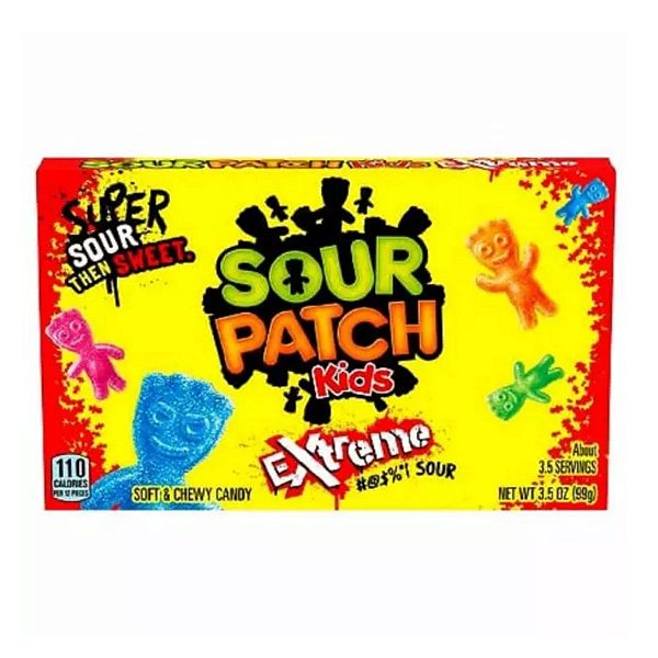 Sour Patch Kids - Balas Super Sour Then Sweet Extreme 99g