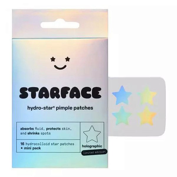STARFACE - Adesivos para Espinhas Hydro Star Pimple Patches - 16 Hydrocolloid Star Patches