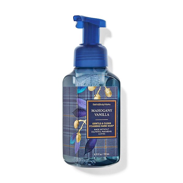Bath & Body Works - Sabonete Em Espuma Para As Mãos Mahogany Vanilla Gentle & Clean Foaming