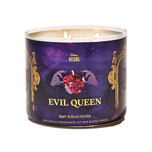 Bath Body & Works - Vela Aromática 3 Pavios Evil Queen Rainha Má